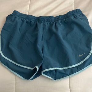 Dark blue Nike athletic shorts great condition